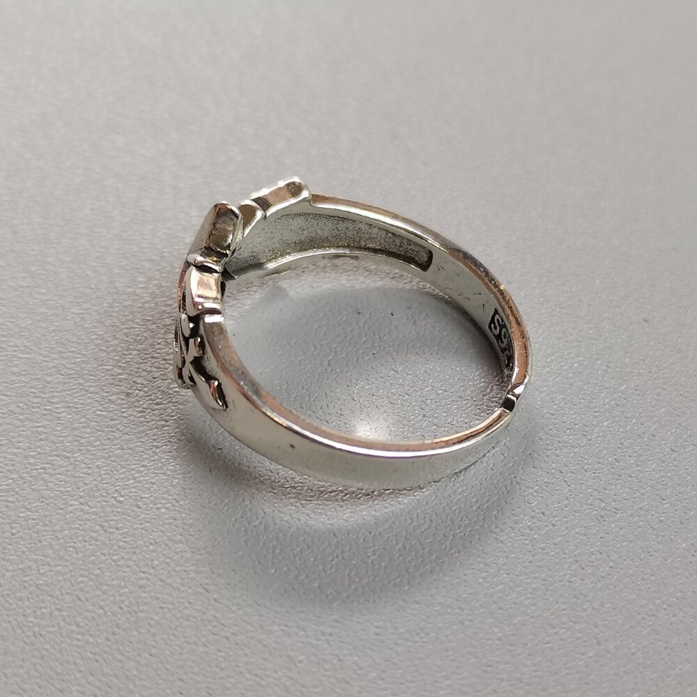 Second-hand women's classic fashion silver ring - Picture 5 of 6